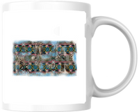 Thumbnail for Abstract Mosaic Pattern Mug | Colorful Beaded Art Coffee Mug | Eclectic Boho Gift